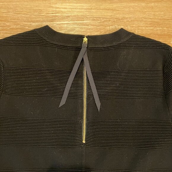 Kate Spade New York textured stripe sheath dress in Black Size - Medium - Picture 7 of 12